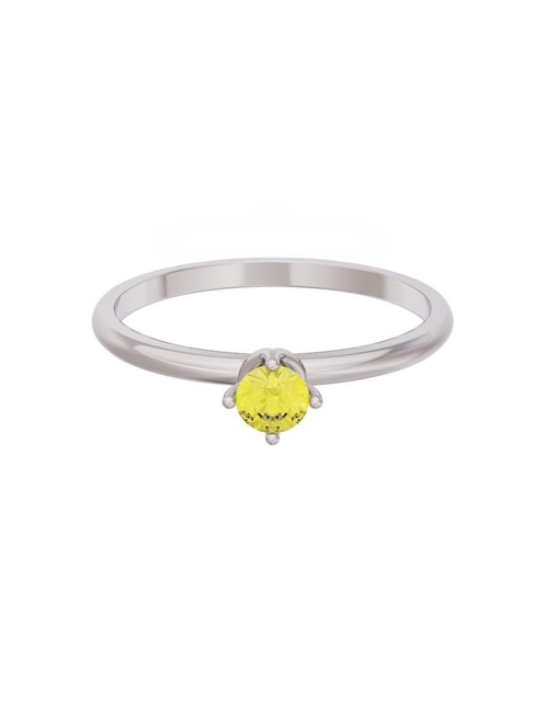 Anillo de compromiso de oro 14 k Eternidad 2025 1