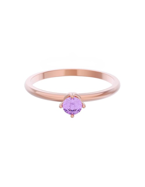 Anillo de compromiso de oro 14 k Eternidad 2025 1