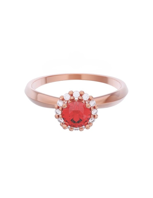 Anillo de compromiso de oro 14 k Eternidad 1