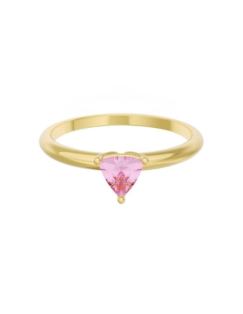 Anillo de compromiso de oro 14 K Fonelli Eternidad zirconia