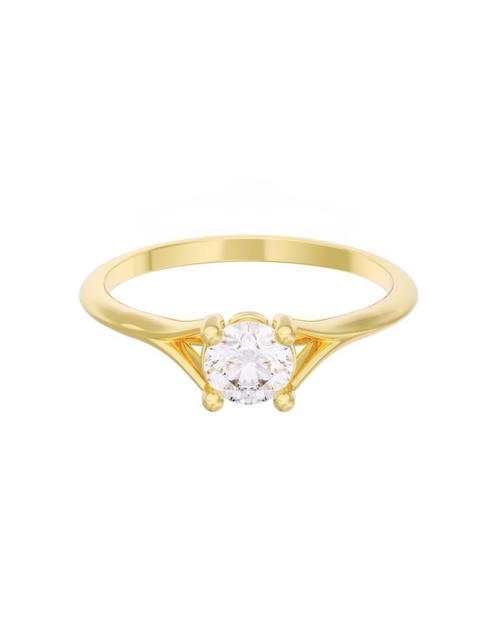 Anillo de compromiso "de" oro 10 k fonelli eternidad zirconia