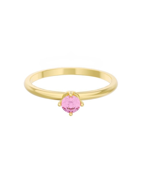 Anillo de compromiso "de" oro 10 k fonelli eternidad zirconia
