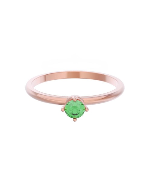 Anillo de compromiso de oro 10 k Eternidad 1