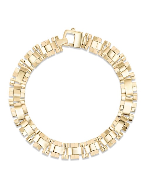 Pulsera de oro amarillo 14 K con acabado brillante Pulsera de oro amarillo 14 K con acabado brillante