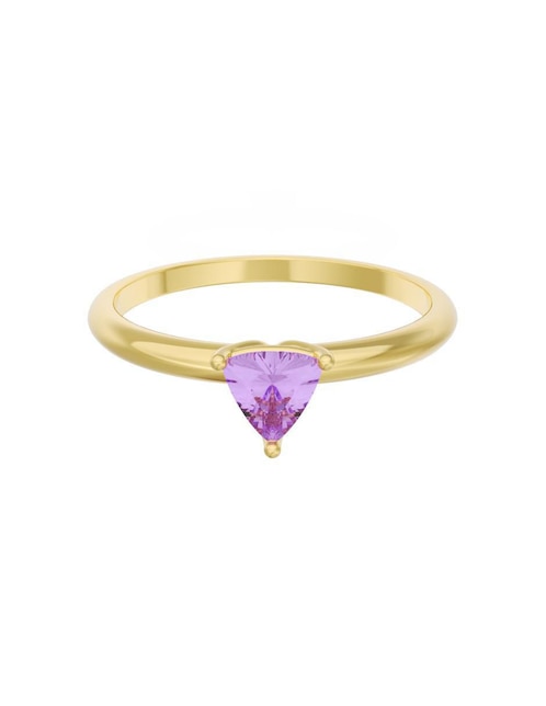 Anillo de compromiso "de" oro 10 k fonelli eternidad zirconia