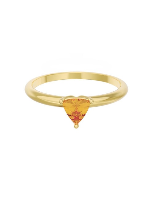 Anillo de compromiso "de" oro 10 k fonelli eternidad zirconia