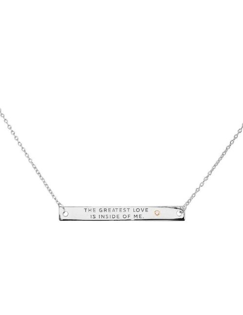 Collar no aplica "de (si aplica)" rectangular teresa díaz joyería mexicana empowerment & self-love "de" plata p 925