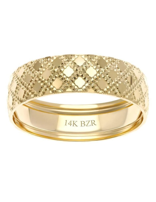 JOYERÍAS BIZZARRO Argolla de oro amarillo 14 k Joyerías Bizzarro