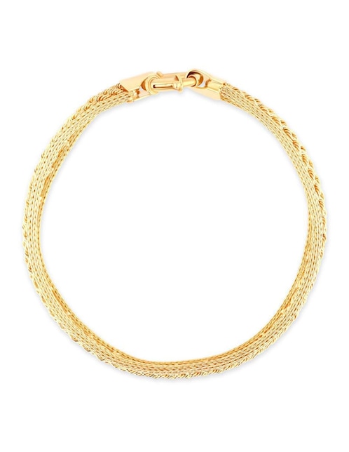 Pulsera Joyerias Bizzarro de oro amarillo 14 k acabado brillante