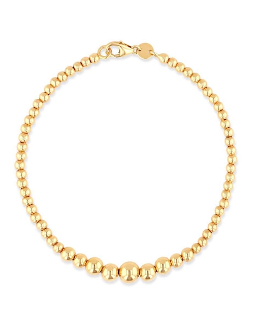 Pulsera Joyerias Bizzarro de oro amarillo 14 k acabado brillante