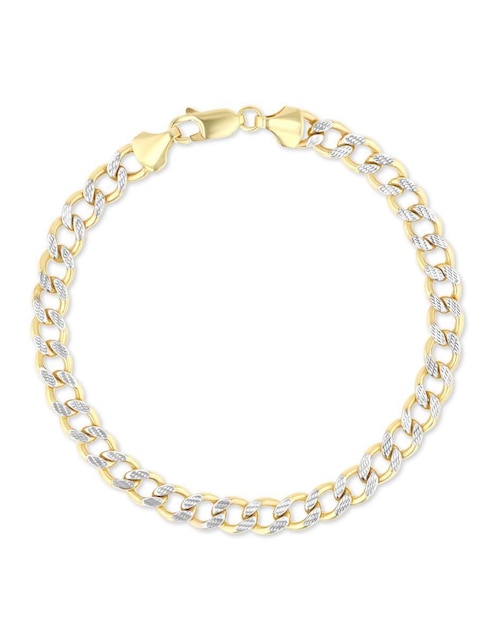 Pulsera Joyerias Bizzarro de oro amarillo 14 k acabado brillante
