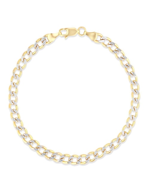 Pulsera Joyerias Bizzarro de oro amarillo 14 k acabado brillante