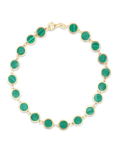 Pulsera Joyerias Bizzarro de oro amarillo 14 k acabado brillante