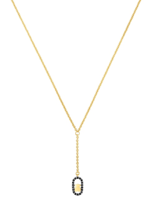 Collar de oso Camille de plata P 925 con acabado baño de oro 1