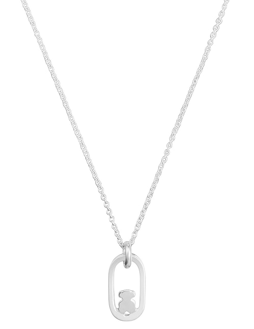 Collar de oso Camille de plata p 925