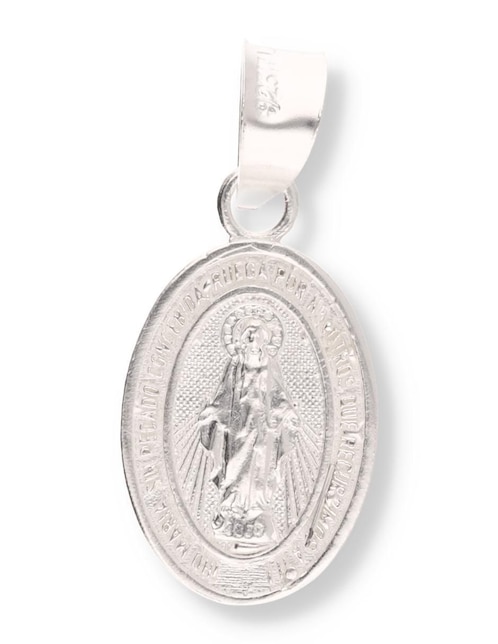 Dije ovalado Enjoya Virgen María de plata P 925