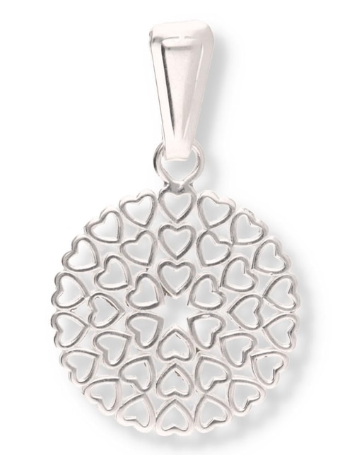 Dije redondo Enjoya Love de plata P 925