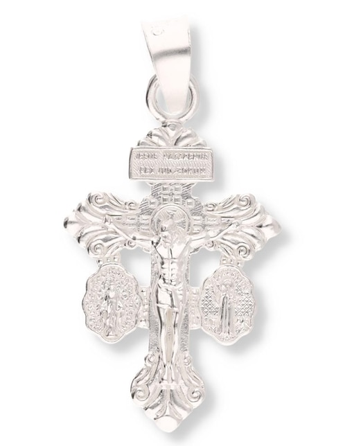 Dije de cruz Enjoya Cristo de plata P 925
