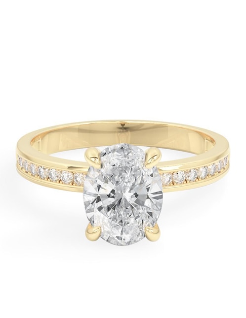 Anillo de compromiso "de" oro 18 k amelie joyas sin coleccion diamante