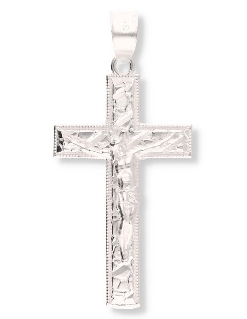 Dije de cruz Enjoya Cristo de plata P 925