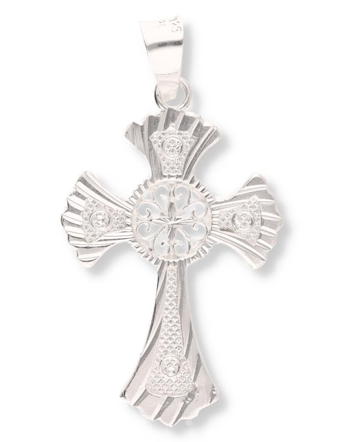 Dije de cruz Enjoya Cristo de plata P 925