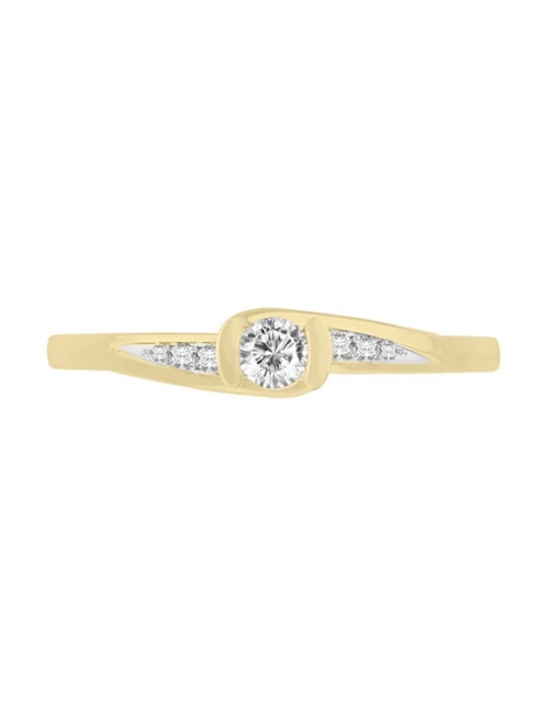 Anillo de compromiso "de" oro 14 k klamore magalli diamante