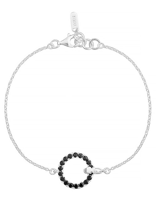 Pulsera de Plata con espinela P 925 Straight acabado brillante 1