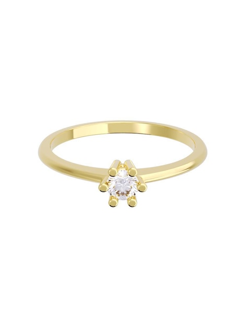 Anillo de compromiso "de" oro 14 k fonelli diamantes fonelli diamante