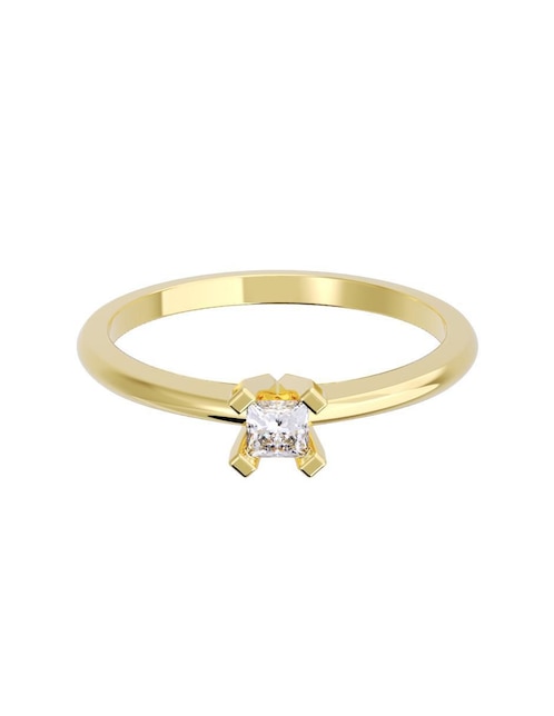 Anillo de compromiso "de" oro 10 k fonelli diamantes fonelli diamante