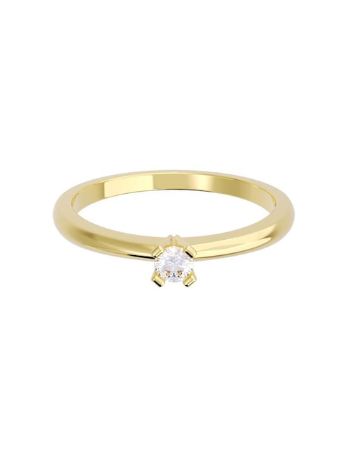 Anillo de compromiso "de" oro 14 k fonelli diamantes fonelli diamante