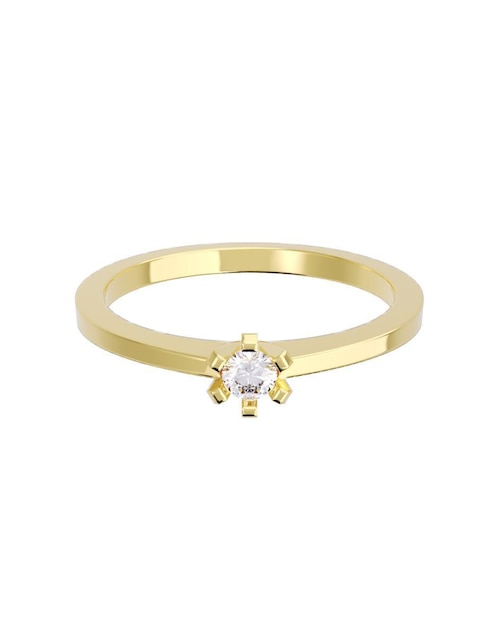 Anillo de compromiso "de" oro 14 k fonelli diamantes fonelli diamante