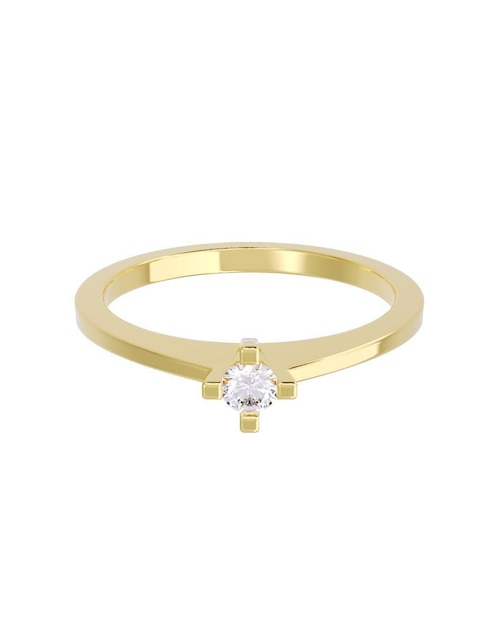 Anillo de compromiso "de" oro 14 k fonelli diamantes fonelli diamante