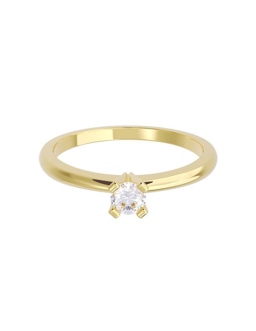 Anillo de compromiso "de" oro 14 k fonelli diamantes fonelli diamante