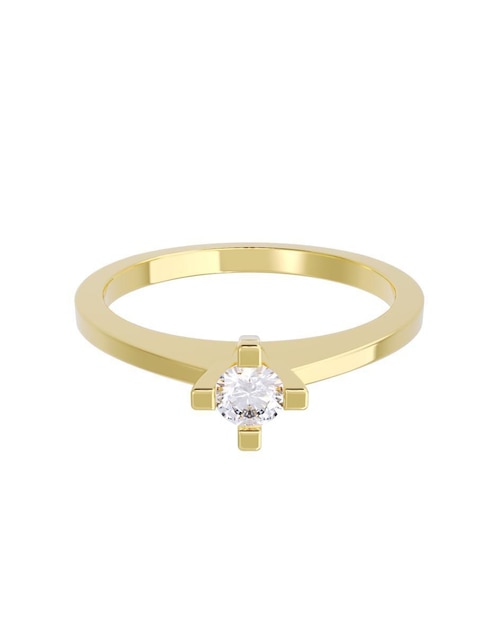 Anillo de compromiso "de" oro 14 k fonelli diamantes fonelli diamante