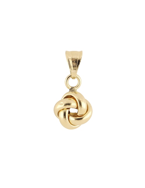 Dije de nudo de oro amarillo 14 K 1