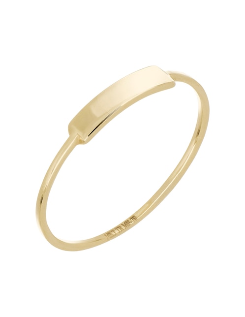 Anillo 14 K de oro amarillo pulido 1