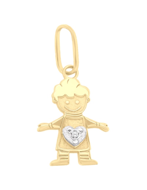 Dije de niño Bright de oro 14 K 1