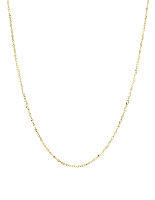 Collar D Cadena de oro amarillo 14 k
