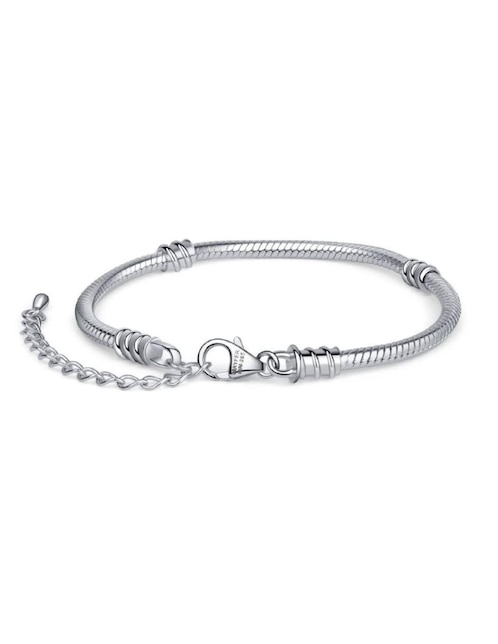Pulsera Mayfer Joyería Mundial de plata con acabado pulido