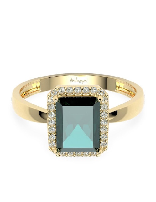 Anillo de compromiso de oro 14 k 1