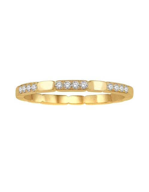 Solitario Amore Mio 14 K de Oro amarillo tipo de gema diamante