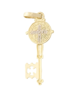 Medalla de llave Sini de oro amarillo 14 K