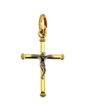 Dije De Cruz Dinasti De Oro Amarillo 14 K