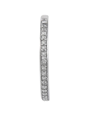 Churumbela de oro blanco 14 k Jayda diamante
