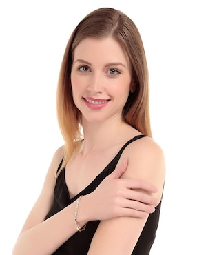 Pulsera Sini de oro 14 k con acabado esmaltado