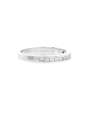 Churumbela de oro blanco 14 k Jayda diamante