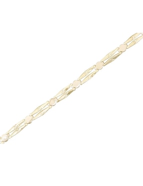 Pulsera Sini de oro amarillo 14 k con acabado esmaltado