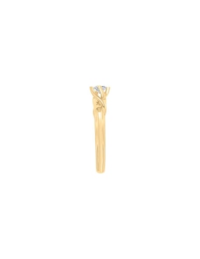 Solitario de oro 14 k Klamore Enya diamante