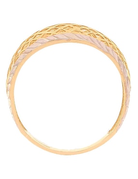 Anillo Sini 14 k de oro amarillo pulido
