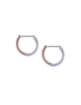 Aretes Sini 14 K con acabado brillante